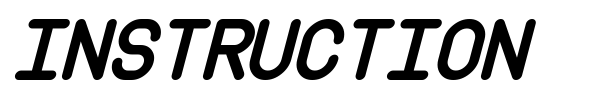 Instruction font preview